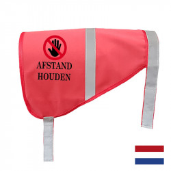 Afstand houden rood